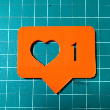 Detailed laser cut pattern